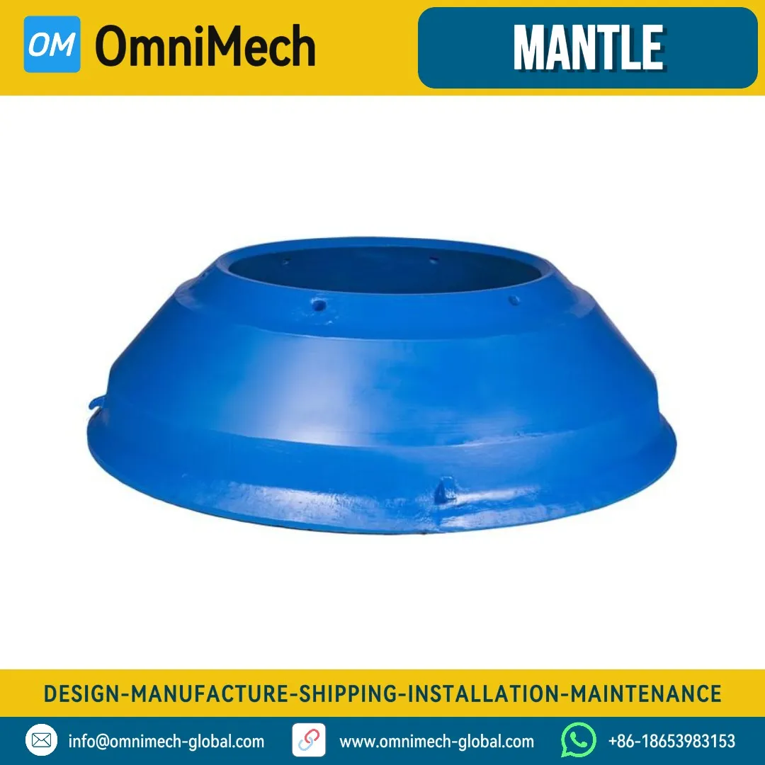 Metso HP700 Mantle - EC/C/F/MF Cavity - Mn22Cr3/TiC Composite