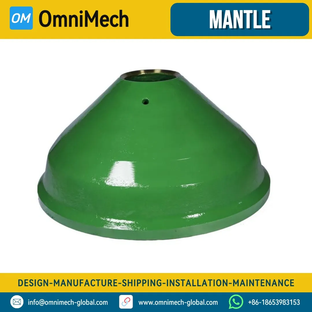 Metso HP200 Mantle - EC/C/F/MF Cavity - Mn22Cr3/TiC Composite