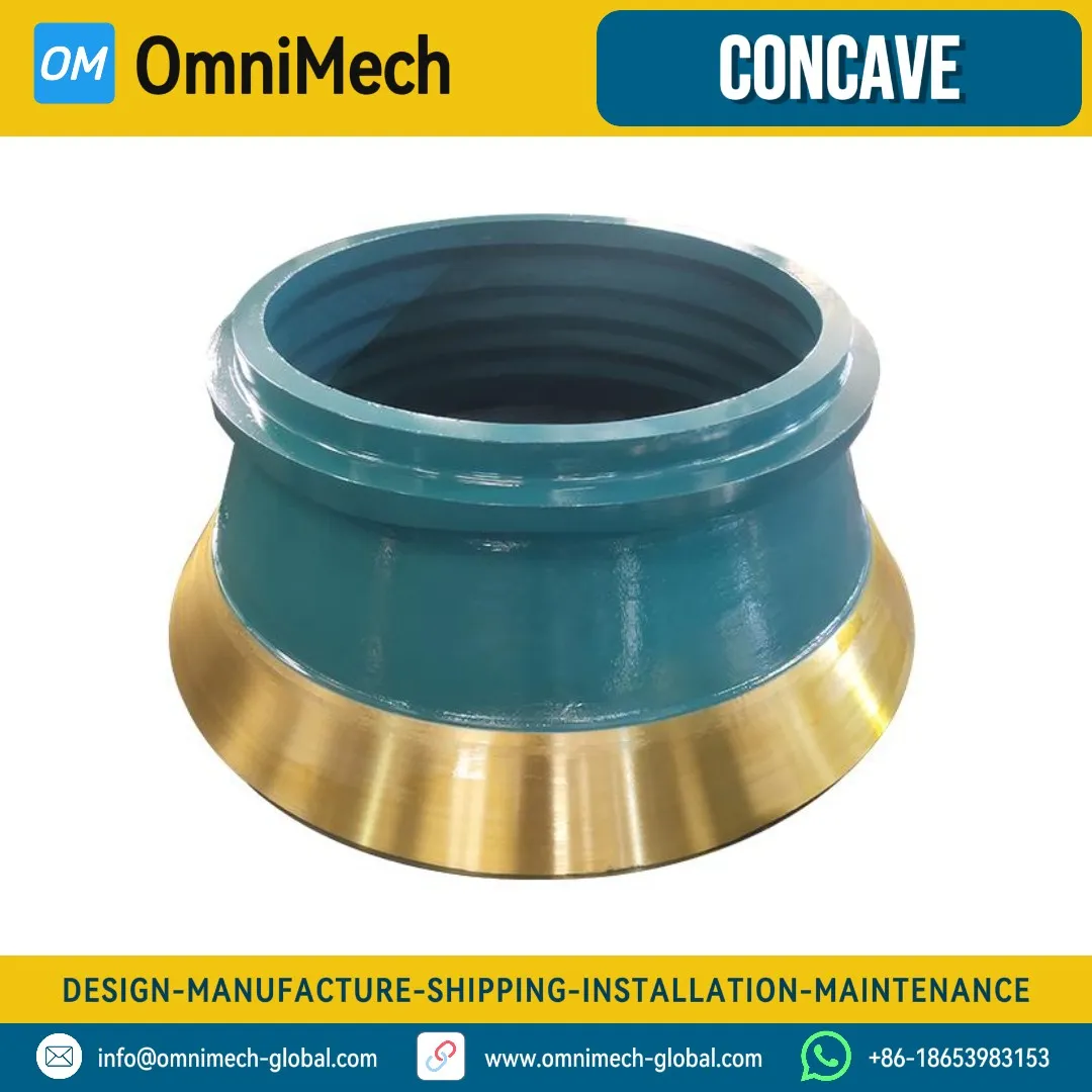 Metso HP500 Bowl Liner - EC/C/F/MF Cavity - Mn22Cr3/TiC Composite